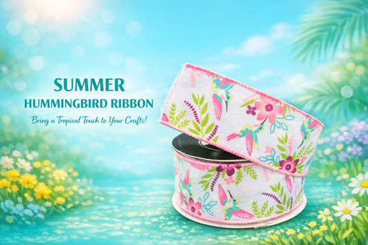 2.5" Hummingbird and Flowers