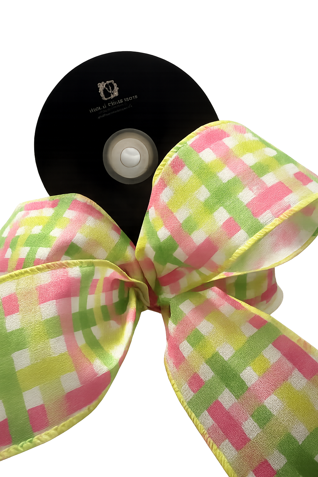 2.5" Pink, Yellow and Green Plaid
