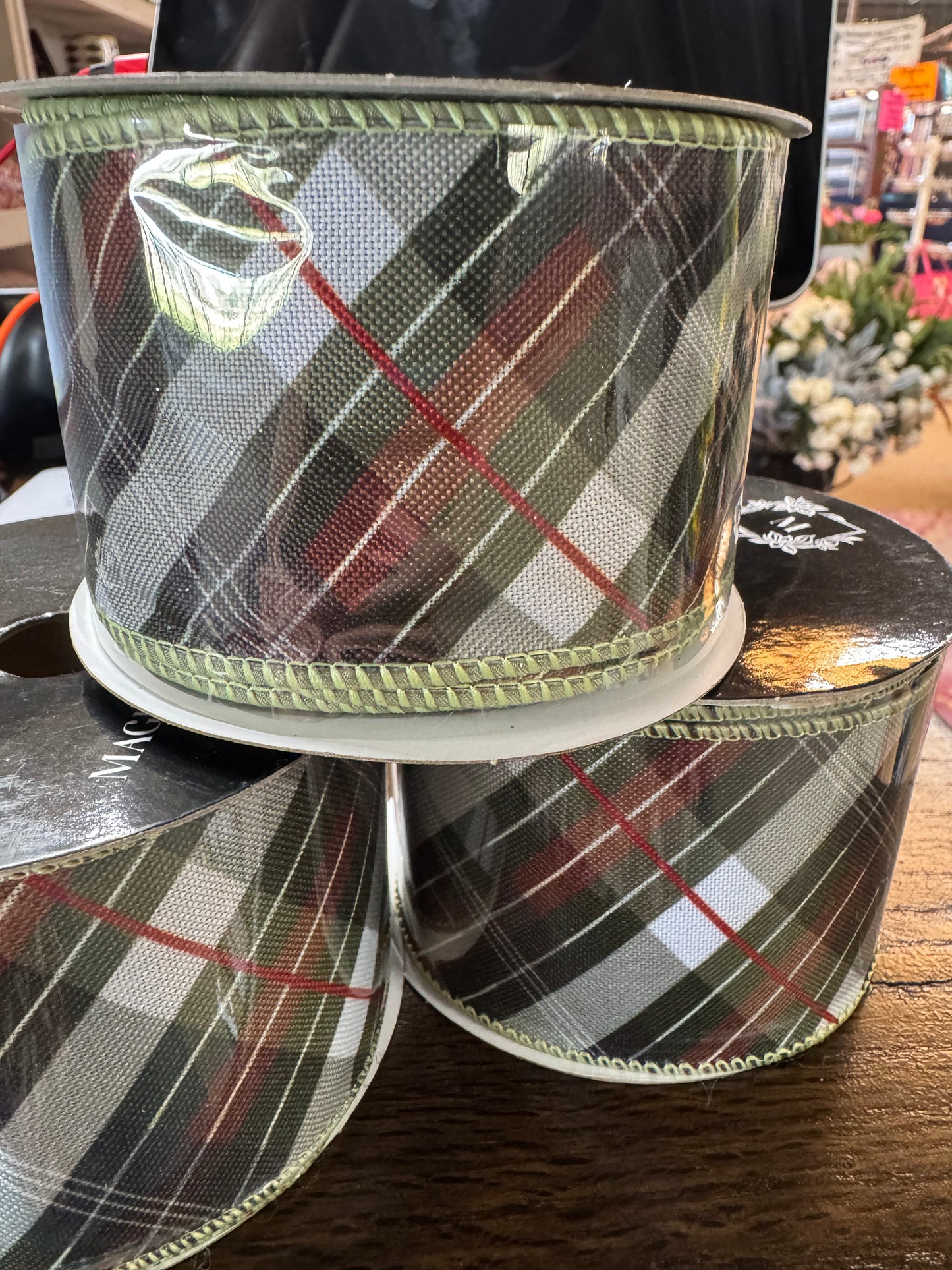 2.5in Warm Cross Plaid