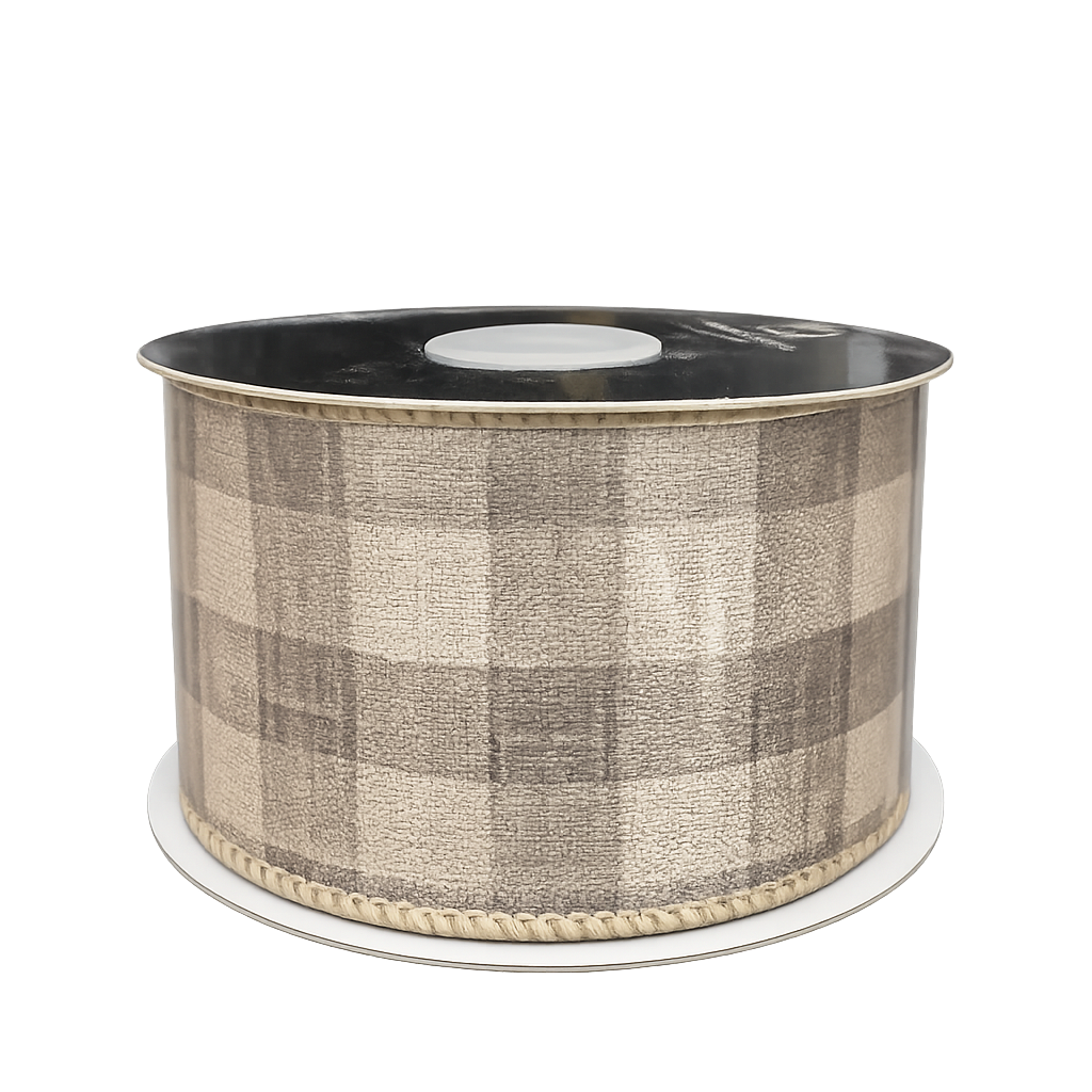 2.5" Sand & Cream Buffalo Check