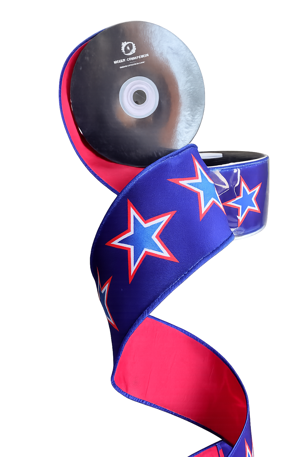 2.5"Blue Dual‑Patriotic Blue Stars