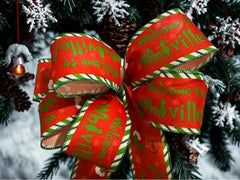 Welcome to Whoville wire edge ribbon, 10 yard roll