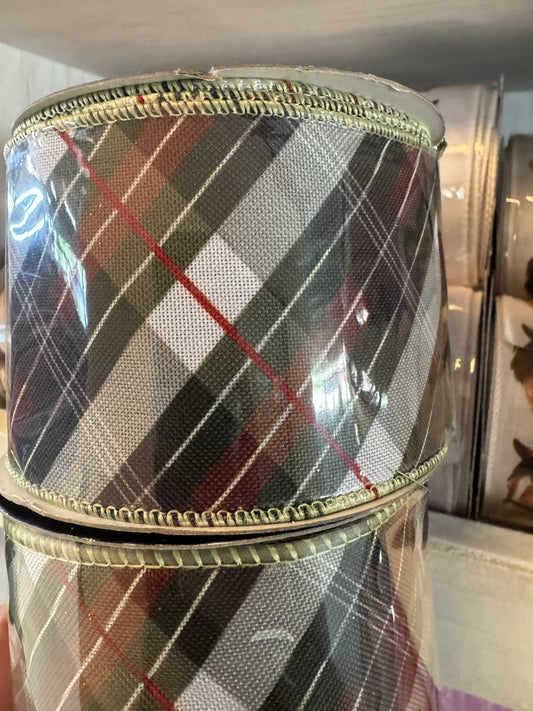 2.5in Warm Cross Plaid