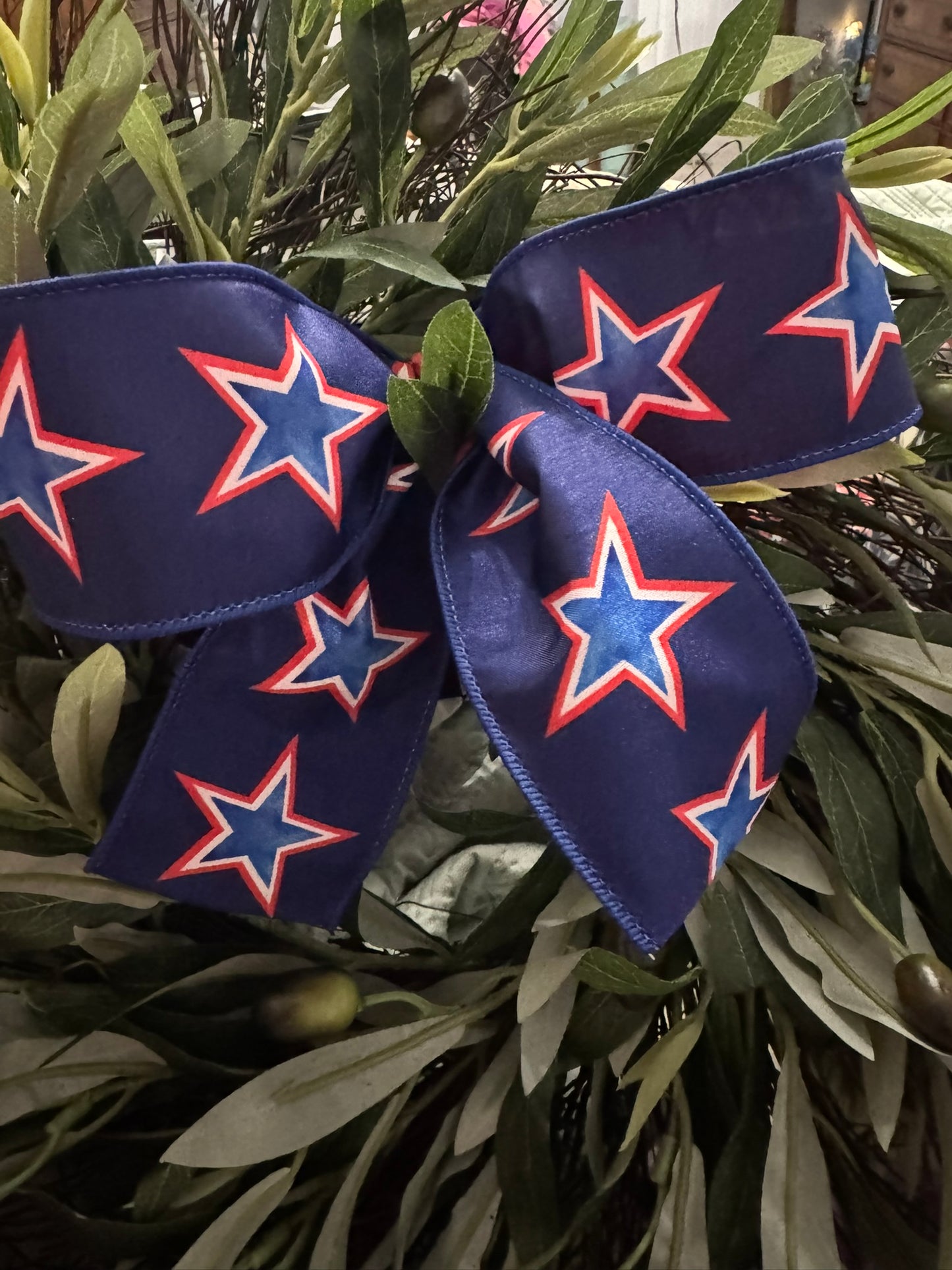 2.5"Blue Dual‑Patriotic Blue Stars