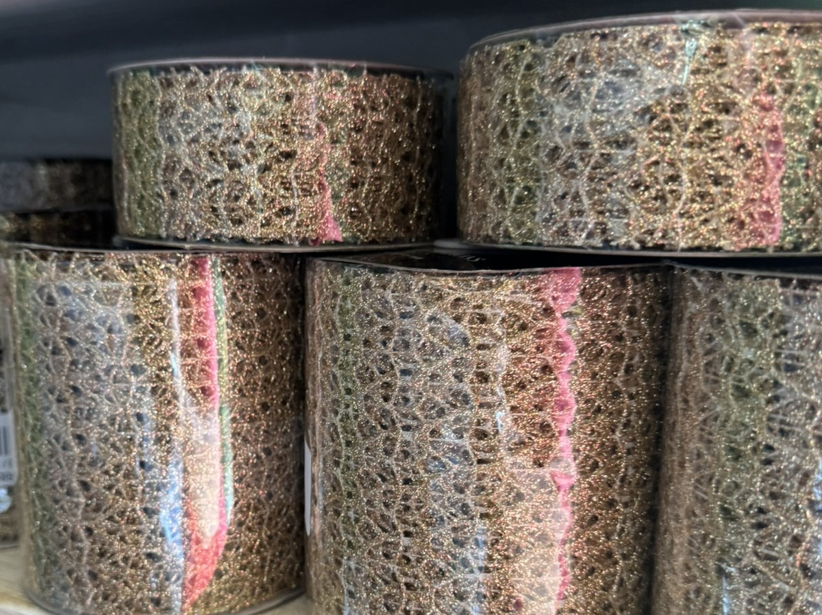 Gold Mesh Ribbon